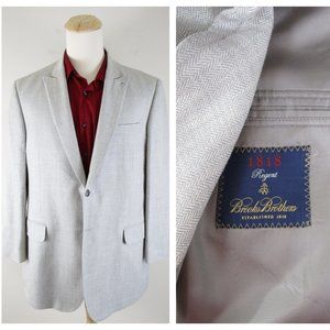 Brooks Brothers Regent Silk Wool Linen Sport Coat